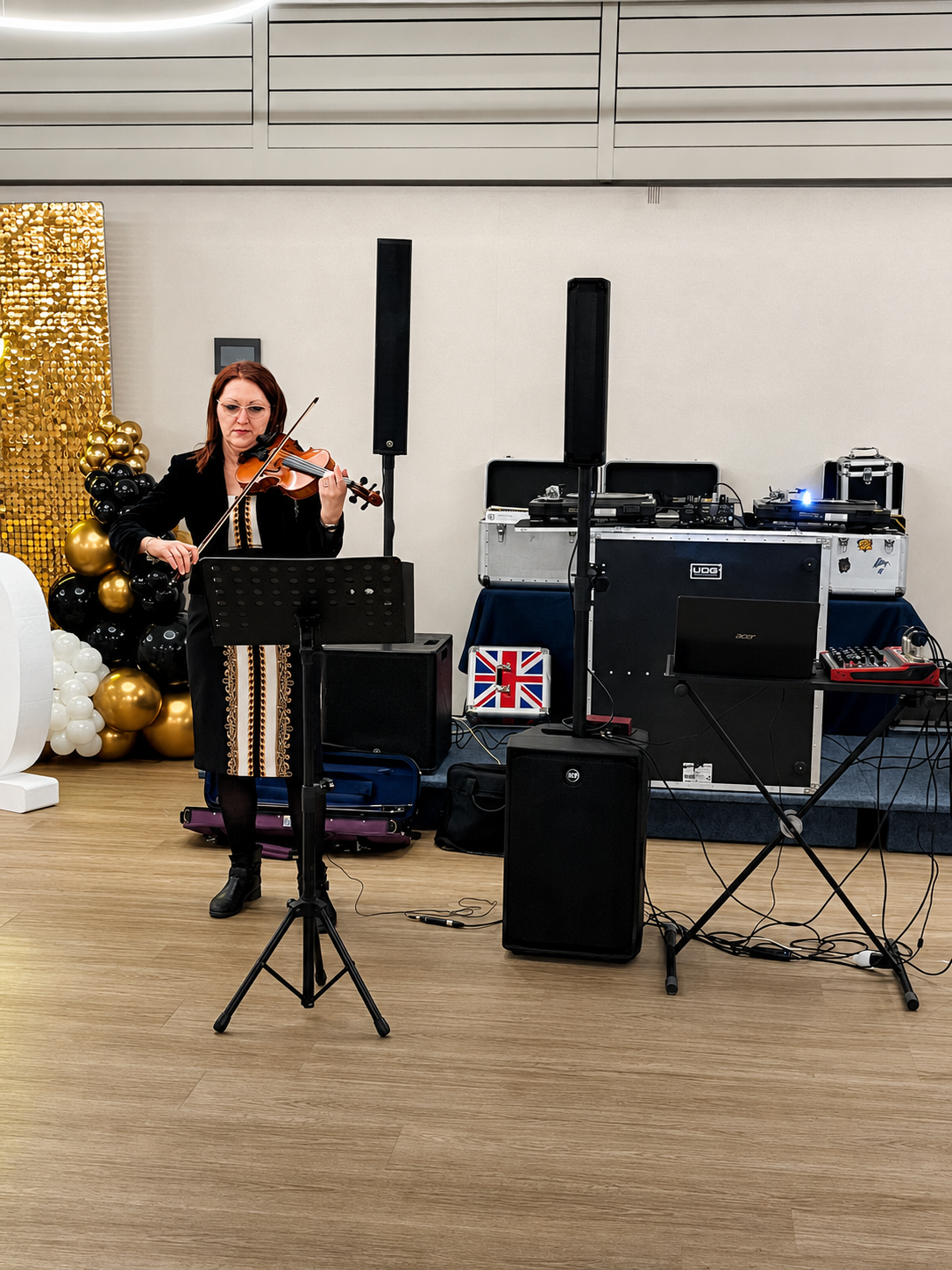 Esibizione solista dal vivo de I Magici Violini